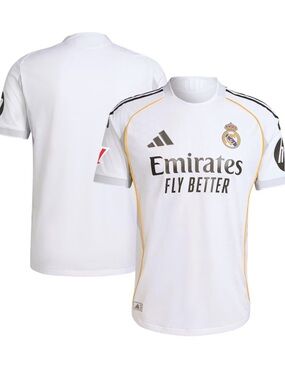 Real Madrid adidas 2025/26 Home Replica Jersey - White